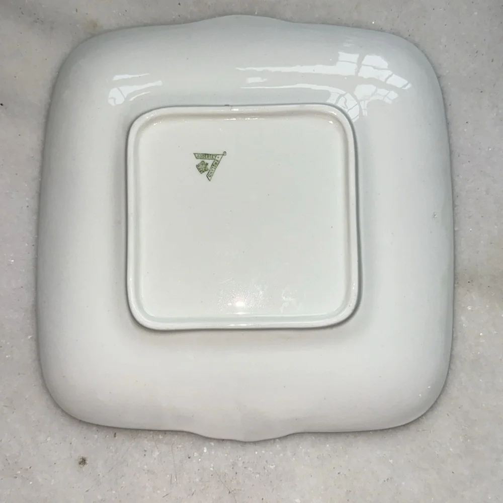 Vintage Adderley Chelsea Square Handled Cake Plate.